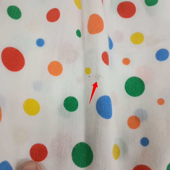 Vintage 80s 2 Piece Girls Multicolored Skirt Suit Clowncore - Picture 8 of 8